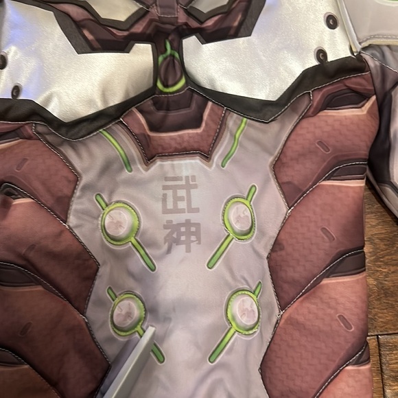 Boys Overwatch Genji Costume w/ Mask - Picture 7 of 12